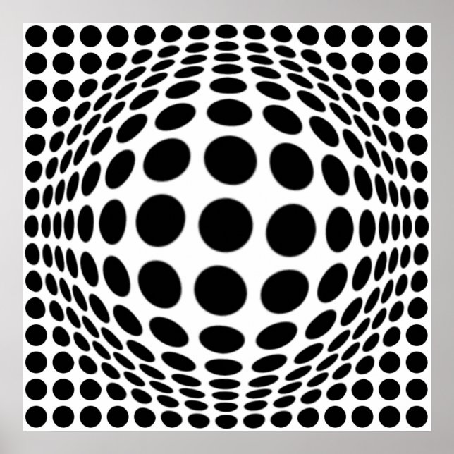 Poster Op Art (Devant)