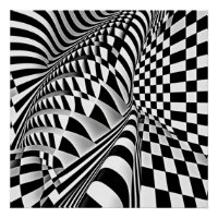 Op Art Noir Et Blanc