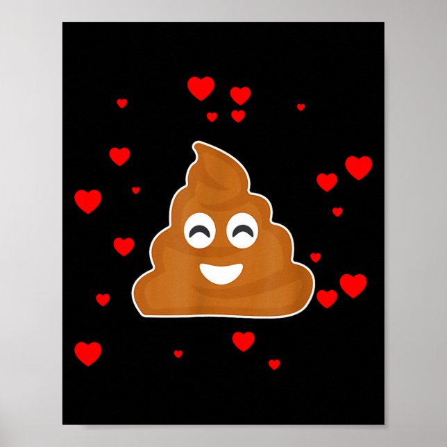 Poster Op Valentine Emoticon Funny Valentines Day Op  (Devant)