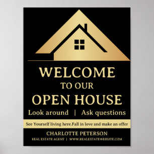Poster Open House immobilier