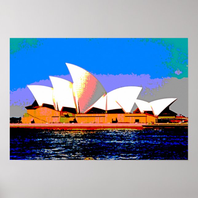 Poster Opéra de Sydney (Devant)