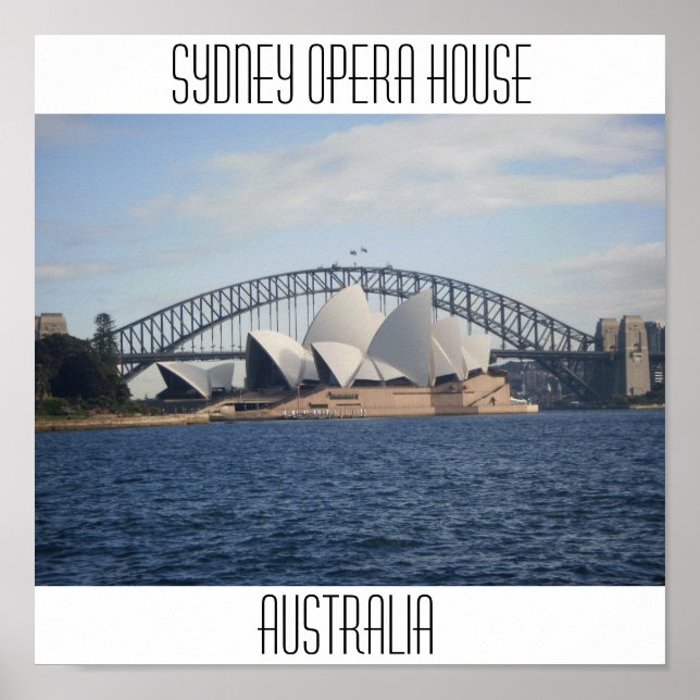 Poster Opéra de Sydney (Devant)