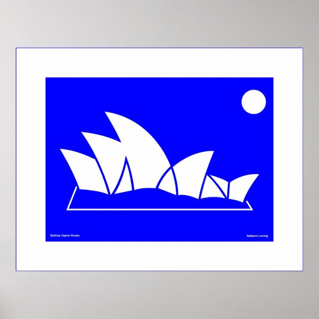Poster Opéra de Sydney (Devant)