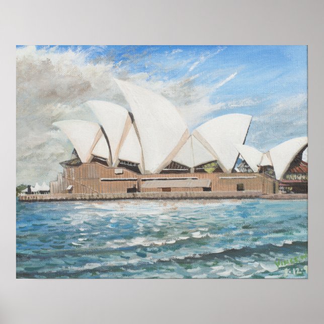 Poster Opéra de Sydney (Devant)