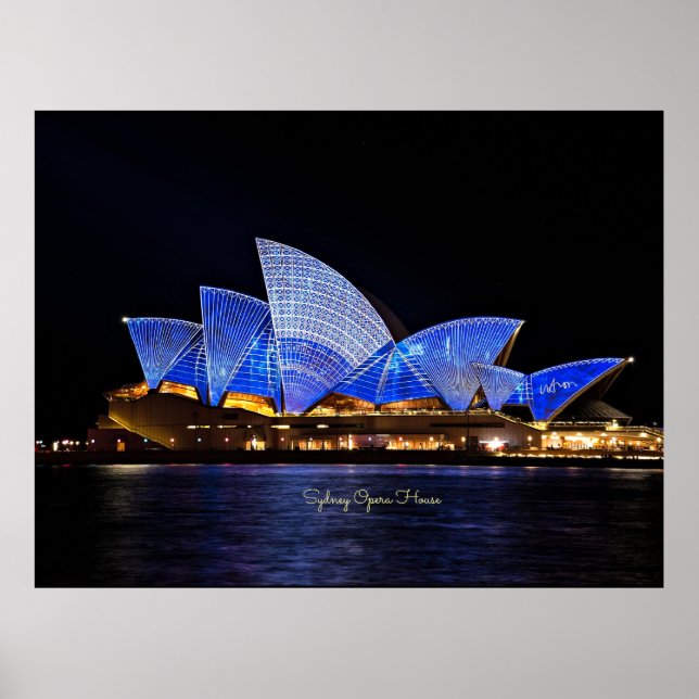 Poster Opéra de Sydney, Australie (Devant)