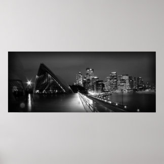 Poster Opéra de Sydney la nuit