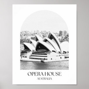 Poster Opera House Australia Arch Photo Imprimer