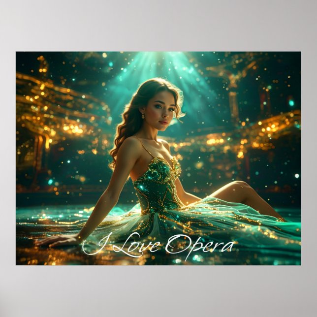 POSTER OPÉRA - J'AIME L'OPÉRA (Devant)