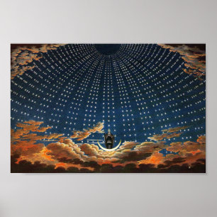 Poster Opéra magique de cannelure