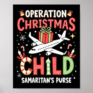 Poster Opération amusante Noël Famille d'enfants Correspo