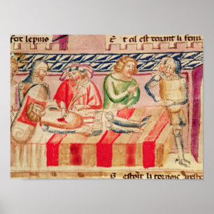 Poster Opération sur un soldat blessé