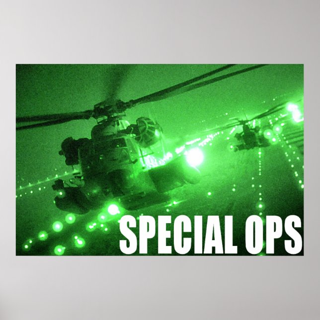 Poster Opérations spéciales de la Force aérienne (Devant)