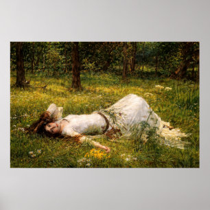 Poster Ophelia par John William Waterhouse