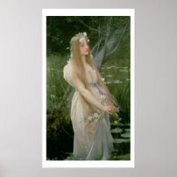 Ophélie (huile sur toile)