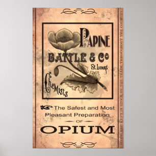 Poster Opium-1883
