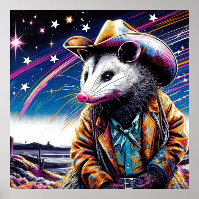 POSTER OPOSSUM-LIFE SUR LES PLAINES DU DÉSERT 3 (Devant)