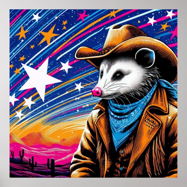POSTER OPOSSUM-LIFE SUR LES PLAINES DU DÉSERT 5 (Devant)