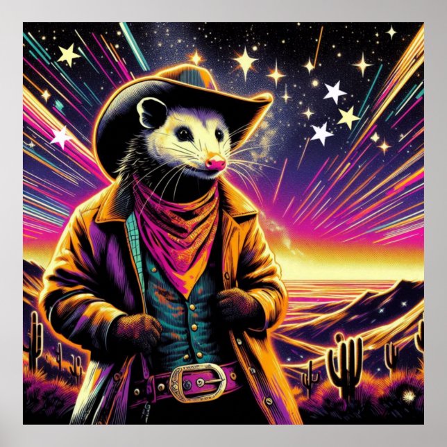 POSTER OPOSSUM-LIFE SUR LES PLAINES DU DÉSERT 6 (Devant)