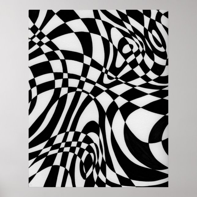 Poster Optique #1 par Michael Moffa (Devant)