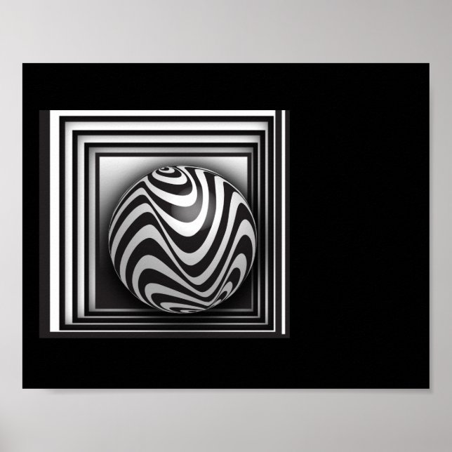 Poster Optique via Formes (Devant)