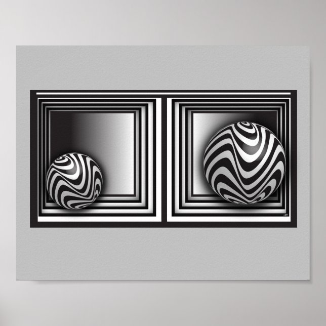 Poster Optique via Formes (Devant)