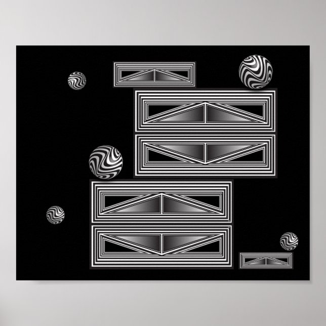 Poster Optique via Formes (Devant)