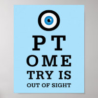 Optométrie humoristique hors de vue
