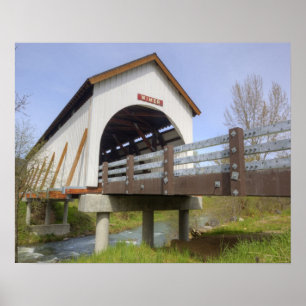 Poster OR, comté de Jackson, pont couvert McKee