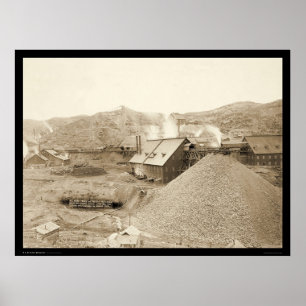 Poster Or de Homestake dans l'écart-type 1899 de ville