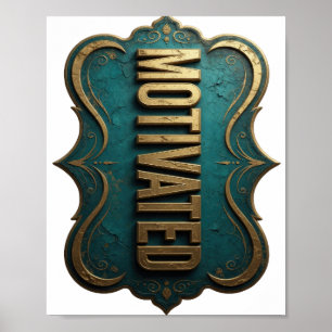 Poster Or motivé COOL