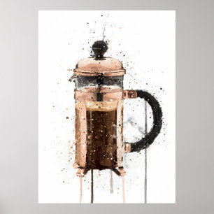 Poster Or rose