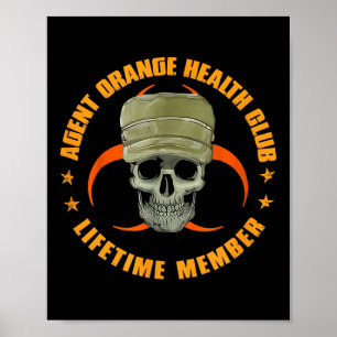 Poster Orange Agent Health Club Membre à vie Vietnam V
