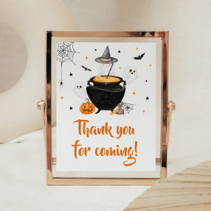 Poster Orange Baby brasse du Merci pour venir