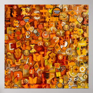 Poster : Orange Board Composants du jeu