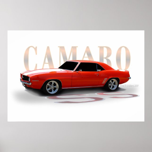 Poster orange classique (Devant)