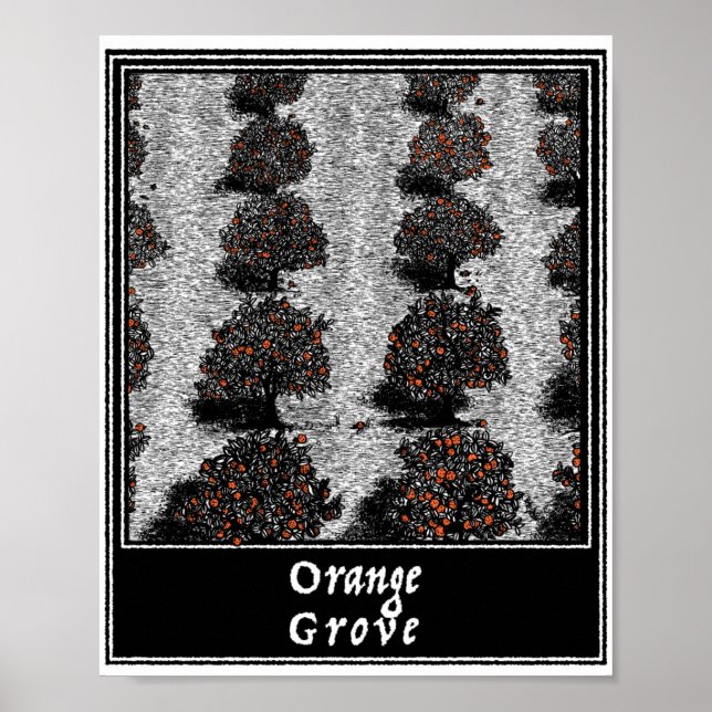 Poster Orange Grove (Devant)