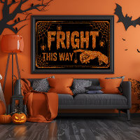 Orange Parties scintillant Fright This Way Spider