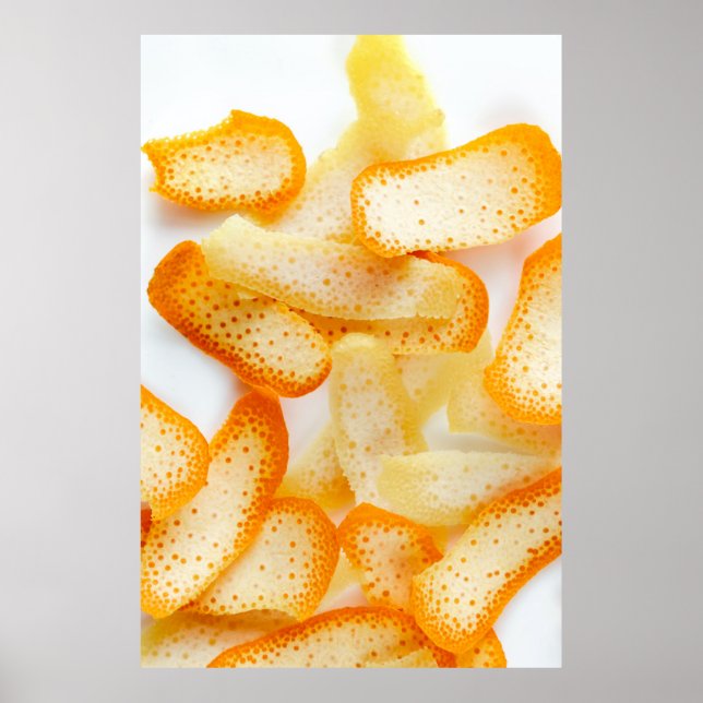 Poster Orange peaux (Devant)