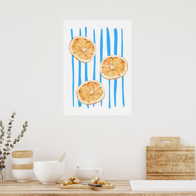 Poster Oranges (Cuisine)