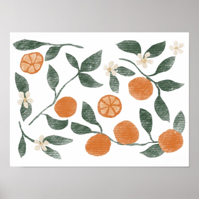 Poster Oranges (Devant)
