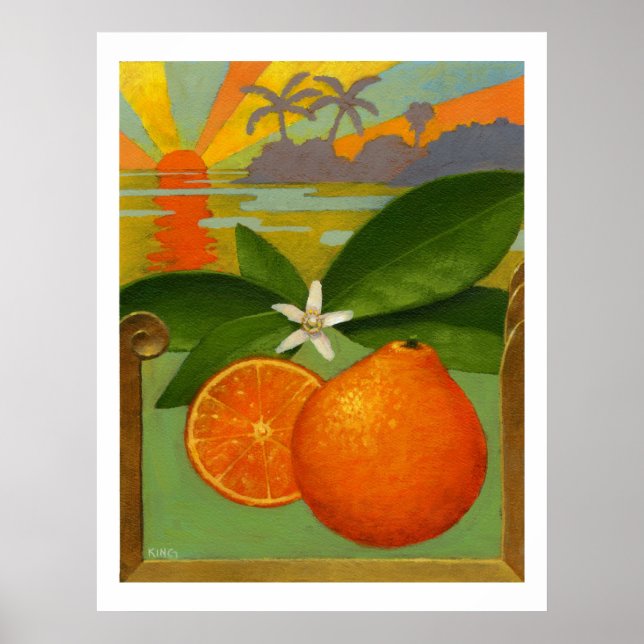 Poster Oranges (Devant)