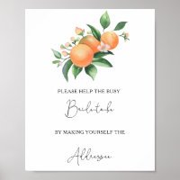 Oranges - aider la mariée occupée Adresse