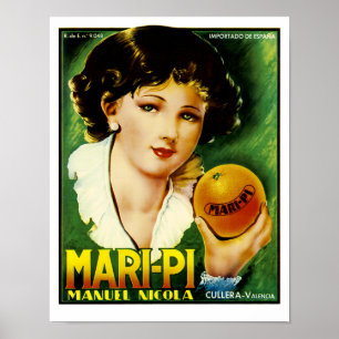 Poster Oranges du Mari pi