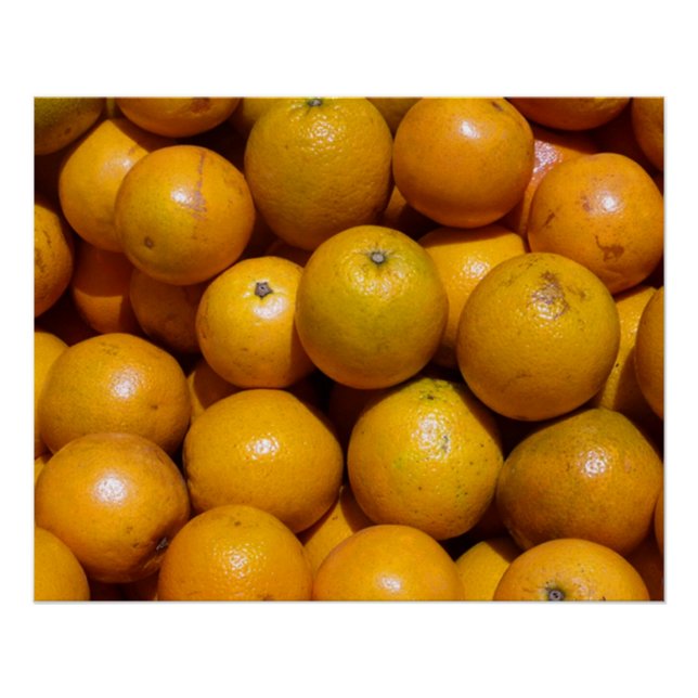 Poster Oranges fruits Floride marché orange (Devant)
