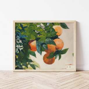 Poster Oranges sur une branche Winslow Homer