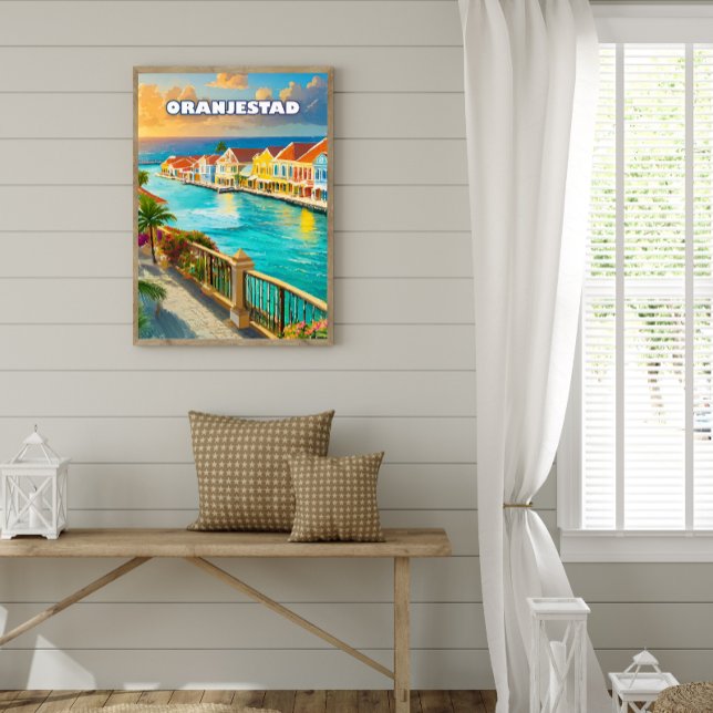 Poster Oranjestad, Caribbean jewel (Créateur téléchargé)