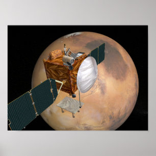 Poster Orbiter de télécommunications Mars