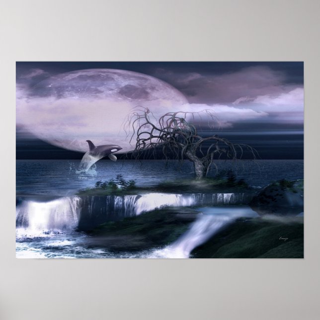 Poster Orca Moon (Devant)