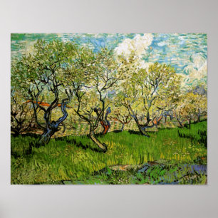Poster Orchard de Blossom Amsterdam Van Gogh Art
