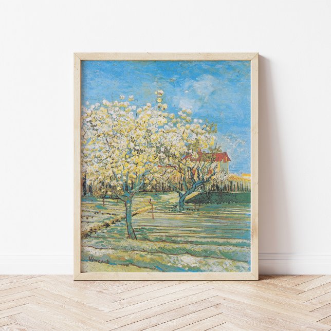 Poster Orchard en fleurs | Vincent Van Gogh (Créateur téléchargé)